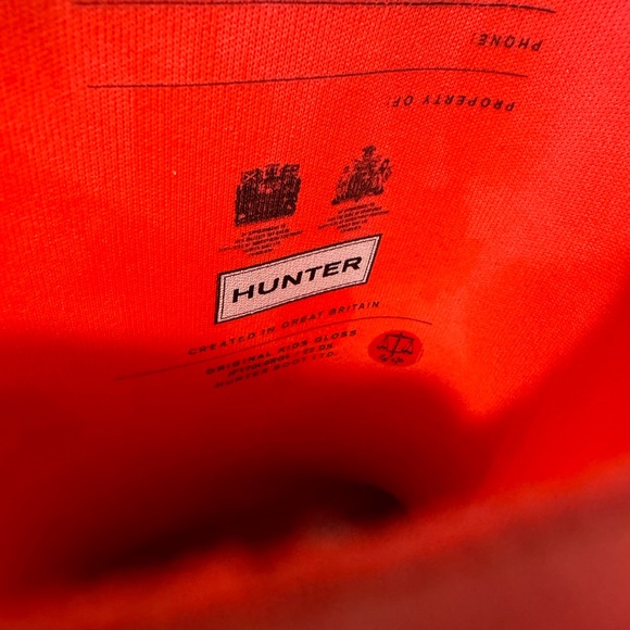 Girls Hunter Boots Original Hyper Gloss Pink - Picture 6 of 7